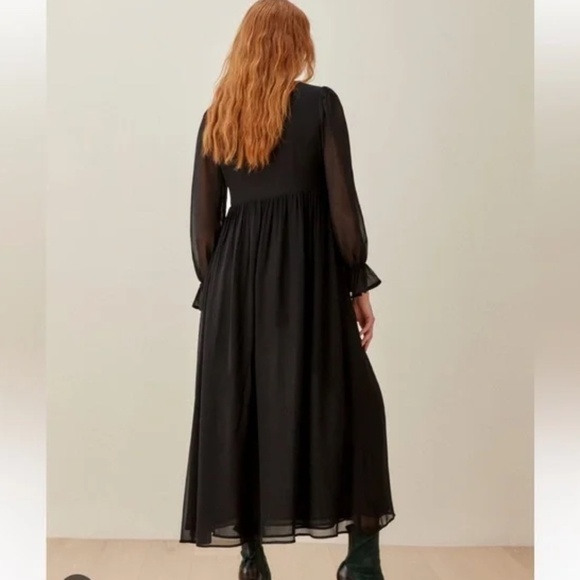 NWT Reformation Chive Maxi Dress Black Sz XS - Picture 7 of 8